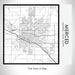 Rendered View of Merced California Map on 17oz Stainless Steel Insulated Tumbler in Classic Map Style
