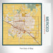 Rendered View of Merced California Map on 17oz Stainless Steel Insulated Tumbler in Woodblock Map Style