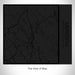Rendered View of Meredith New Hampshire Map on 17oz Stainless Steel Insulated Tumbler in Matte Black with Tactile Lines