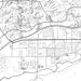 Mesquite Nevada Map Print in Classic Style Zoomed In Close Up Showing Details