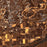 Mesquite Nevada Map Print in Ember Style Zoomed In Close Up Showing Details