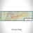 Flat View of Map Custom Mesquite Nevada Map Enamel Mug in Woodblock
