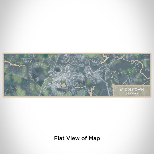 Flat View of Map Custom Middletown Delaware Map Enamel Mug in Afternoon