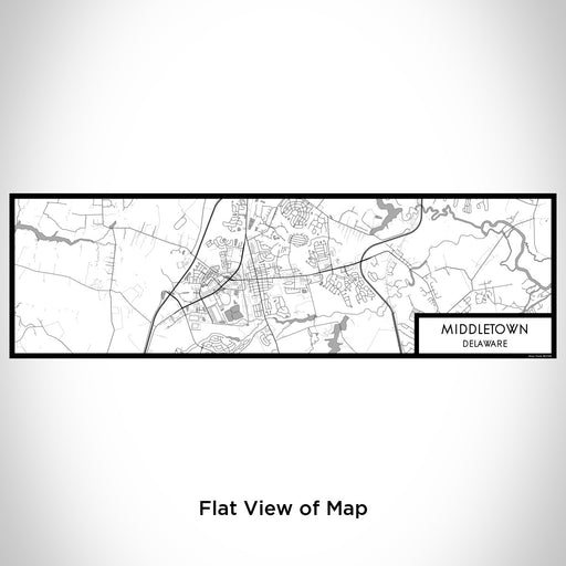 Flat View of Map Custom Middletown Delaware Map Enamel Mug in Classic