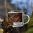Right View Custom Middletown Delaware Map Enamel Mug in Ember on Grass With Trees in Background
