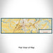 Flat View of Map Custom Middletown Delaware Map Enamel Mug in Woodblock