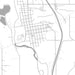 Milaca Minnesota Map Print in Classic Style Zoomed In Close Up Showing Details