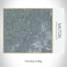 Rendered View of Milton Georgia Map on 20oz Stainless Steel Insulated Bottle with Bamboo Top with printed afternoon style map
