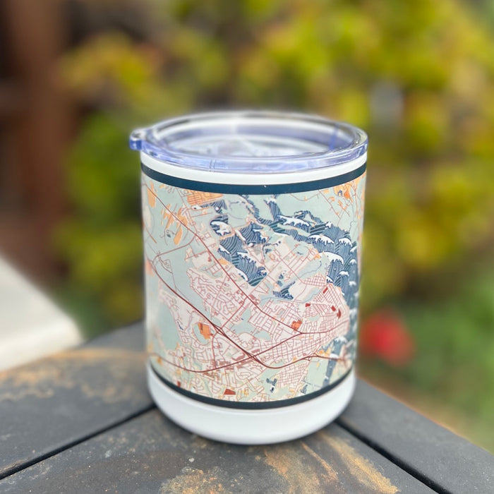 10oz Stainless Steel Insulated Cup in Woodblock