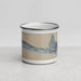 Front View Custom Miramar Beach Florida Map Enamel Mug in Afternoon
