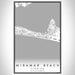 Miramar Beach Florida Map Print Portrait Orientation in Classic Style With Shaded Background