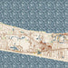 Miramar Beach Florida Map Print in Woodblock Style Zoomed In Close Up Showing Details