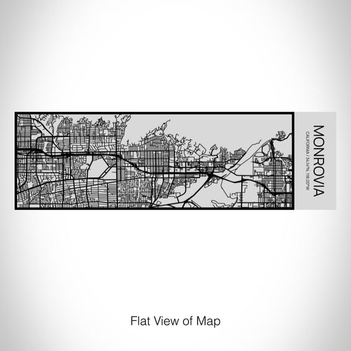 Rendered View of Monrovia California Map on 10oz Stainless Steel Insulated Cup with Sipping Lid