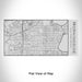 Rendered View of Morningside Edina Map Engraving on 17oz Stainless Steel Insulated Cola Bottle