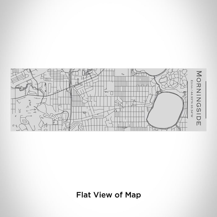 Rendered View of Morningside Edina Map Engraving on 10oz Stainless Steel Insulated Cup with Sipping Lid