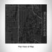 Rendered View of Morningside Fort Worth Map Engraving on 17oz Stainless Steel Insulated Tumbler in Black