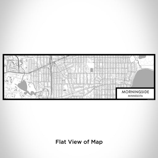 Flat View of Map Custom Morningside Minnesota Map Enamel Mug in Classic