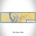 Flat View of Map Custom Moses Lake Washington Map Enamel Mug in Woodblock