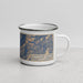 Right View Custom Mount Mystery Washington Map Enamel Mug in Afternoon