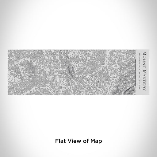 Rendered View of Mount Mystery Washington Map Engraving on 10oz Stainless Steel Insulated Cup with Sipping Lid