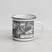 Right View Custom Mount Shuksan Washington Map Enamel Mug in Classic