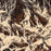 Mount Sneffels Colorado Map Print in Ember Style Zoomed In Close Up Showing Details