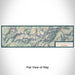 Flat View of Map Custom Mount Sneffels Colorado Map Enamel Mug in Woodblock