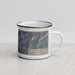 Right View Custom Mount St. Helens Washington Map Enamel Mug in Afternoon