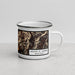 Right View Custom Mount St. Helens Washington Map Enamel Mug in Ember