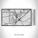 Rendered View of Mukwonago Wisconsin Map on 17oz Stainless Steel Insulated Cola Bottle in Stainless