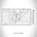 Rendered View of Mukwonago Wisconsin Map on 17oz Stainless Steel Insulated Cola Bottle in White