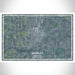 Murray Kentucky Map Print Landscape Orientation in Afternoon Style With Shaded Background