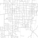 Murray Kentucky Map Print in Classic Style Zoomed In Close Up Showing Details