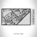 Rendered View of Myrtle Beach South Carolina Map on 17oz Stainless Steel Insulated Cola Bottle in Stainless