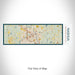 Rendered View of Nashua New Hampshire Map on 10oz Stainless Steel Insulated Cup in Woodblock with Sliding Lid