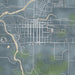 Neillsville Wisconsin Map Print in Afternoon Style Zoomed In Close Up Showing Details