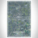 Neillsville Wisconsin Map Print Portrait Orientation in Afternoon Style With Shaded Background