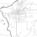 Neillsville Wisconsin Map Print in Classic Style Zoomed In Close Up Showing Details