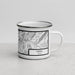 Right View Custom Nephi Utah Map Enamel Mug in Classic