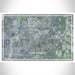 New Albany Ohio Map Print Landscape Orientation in Afternoon Style With Shaded Background