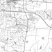 New Albany Ohio Map Print in Classic Style Zoomed In Close Up Showing Details