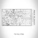 Rendered View of New Albany Ohio Map on 17oz Stainless Steel Insulated Cola Bottle in White