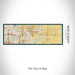 Rendered View of New Albany Ohio Map on 10oz Stainless Steel Insulated Cup in Woodblock with Sliding Lid