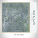 Rendered View of New Albany Ohio Map on 17oz Stainless Steel Insulated Tumbler in Afternoon Map Style
