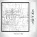Rendered View of New Albany Ohio Map on 17oz Stainless Steel Insulated Tumbler in Classic Map Style