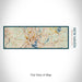 Rendered View of New Haven Connecticut Map on 10oz Stainless Steel Insulated Cup in Woodblock with Sliding Lid