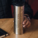 New Haven Connecticut Custom City Map Inscription Coordinates on 17oz Stainless Steel Insulated Tumbler