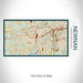 Rendered View of Newnan Georgia Map on 17oz Stainless Steel Insulated Bottle with printed woodblock style map