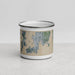 Front View Custom Newport Rhode Island Map Enamel Mug in Afternoon