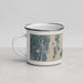 Left View Custom Newport Rhode Island Map Enamel Mug in Afternoon